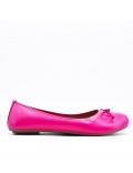 Women's faux leather ballerina