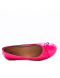 Women's faux leather ballerina