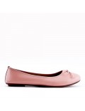 Women's faux leather ballerina