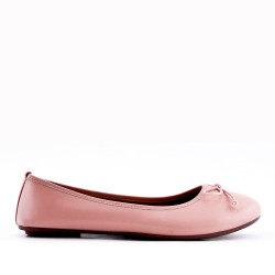 Women's faux leather ballerina