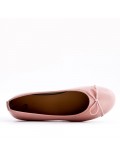 Women's faux leather ballerina