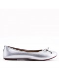 Women's faux leather ballerina