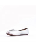 Women's faux leather ballerina