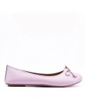 Women's faux leather ballerina