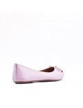 Women's faux leather ballerina