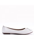 Women's faux leather ballerina