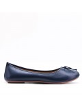 Women's faux leather ballerina