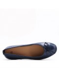 Women's faux leather ballerina