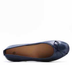 Women's faux leather ballerina