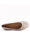 Women's faux leather ballerina