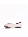 Women's faux leather ballerina