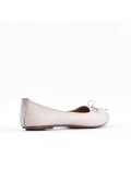 Women's faux leather ballerina