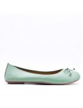 Women's faux leather ballerina