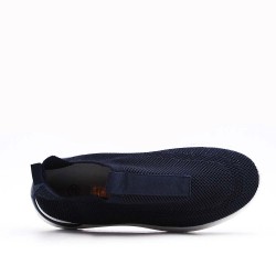 Women's sneakers shoes textil without lace-up