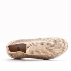 Basket femme en textile sans lacets