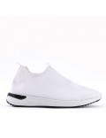 Women's sneakers shoes textil without lace-up