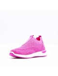 Women's sneakers shoes textil without lace-up