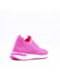 Women's sneakers shoes textil without lace-up