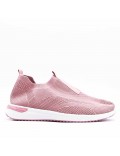 Women's sneakers shoes textil without lace-up