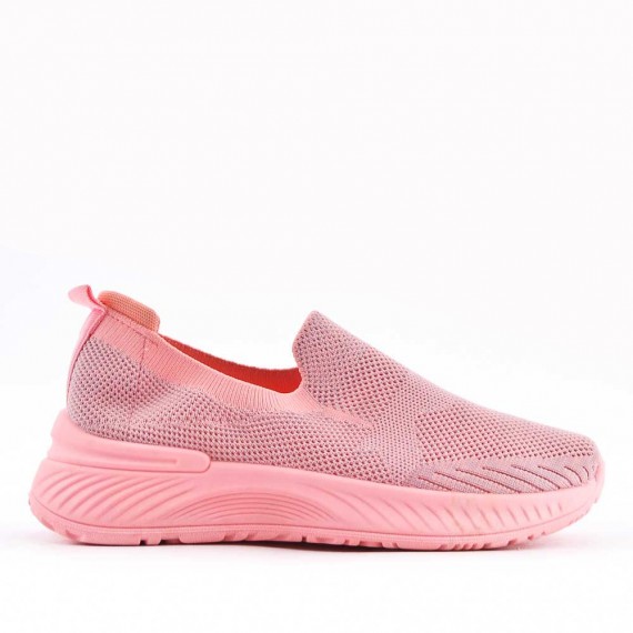 Women's sneakers shoes textil without lace-up