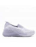 Women's sneakers shoes textil without lace-up