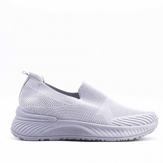 Women's sneakers shoes textil without lace-up