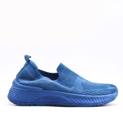 Women's sneakers shoes textil without lace-up