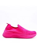 Women's sneakers shoes textil without lace-up