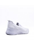 Women's sneakers shoes textil without lace-up