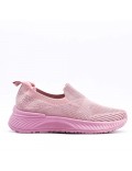 Women's sneakers shoes textil without lace-up