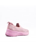 Women's sneakers shoes textil without lace-up