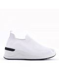 Women's sneakers shoes textil without lace-up