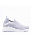 Women's sneakers shoes textil without lace-up