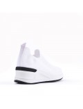 Women's sneakers shoes textil without lace-up