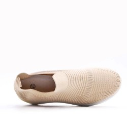 Basket femme en textile sans lacets