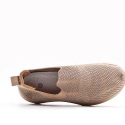 Basket femme en textile sans lacets