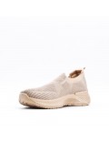 Women's sneakers shoes textil without lace-up