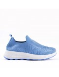 Women's sneakers shoes textil without lace-up