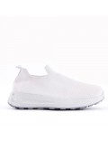 Women's sneakers shoes textil without lace-up