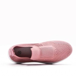 Basket femme en textile sans lacets