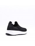 Women's sneakers shoes textil without lace-up