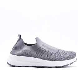 Women's sneakers shoes textil without lace-up