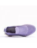 Basket femme en textile sans lacets