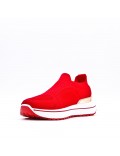 Women's sneakers shoes textil without lace-up