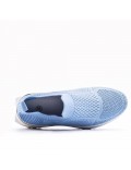 Women's sneakers shoes textil without lace-up