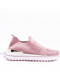 Women's sneakers shoes textil without lace-up