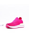 Women's sneakers shoes textil without lace-up