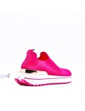 Women's sneakers shoes textil without lace-up