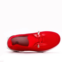 Women's lace-up,sneakers shoes textil