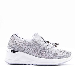 Women's lace-up,sneakers shoes textil